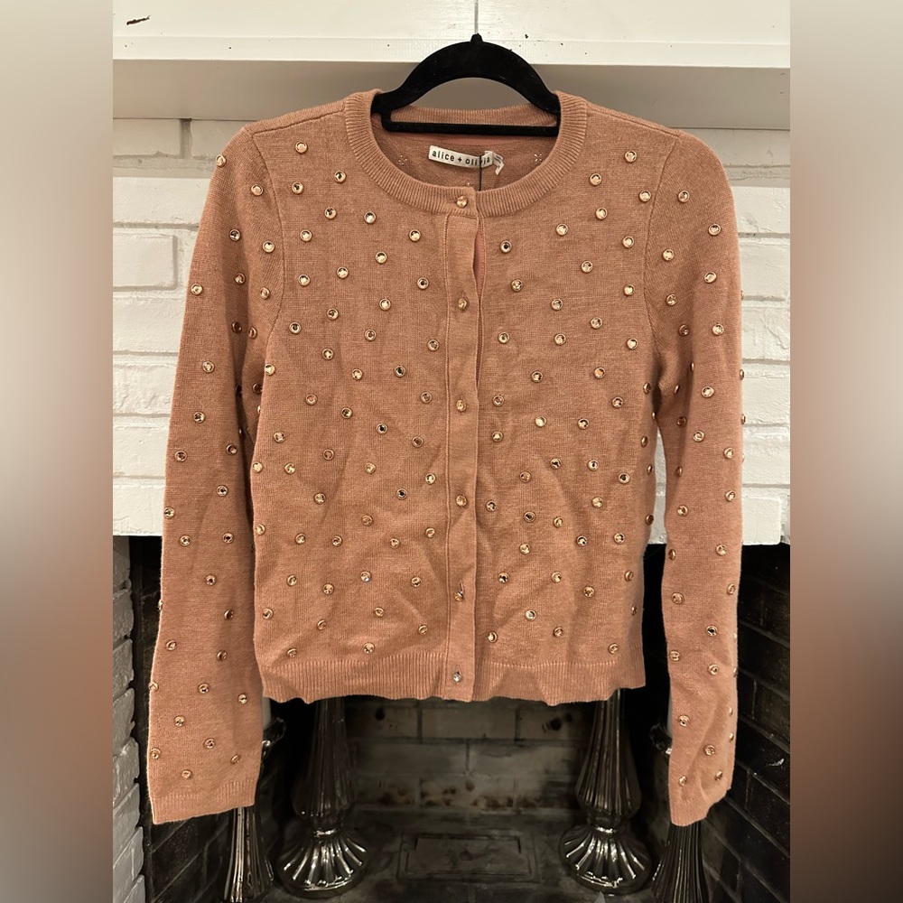 Brand new Alice + Olivia studded cardigan